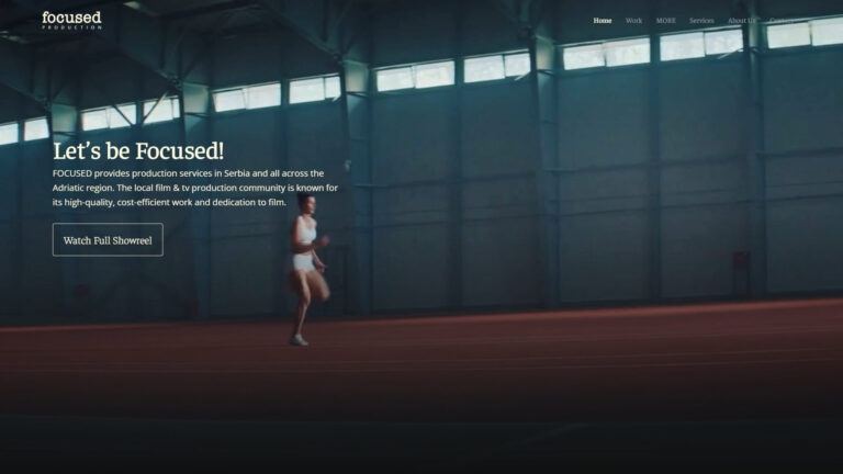 Focused Production website