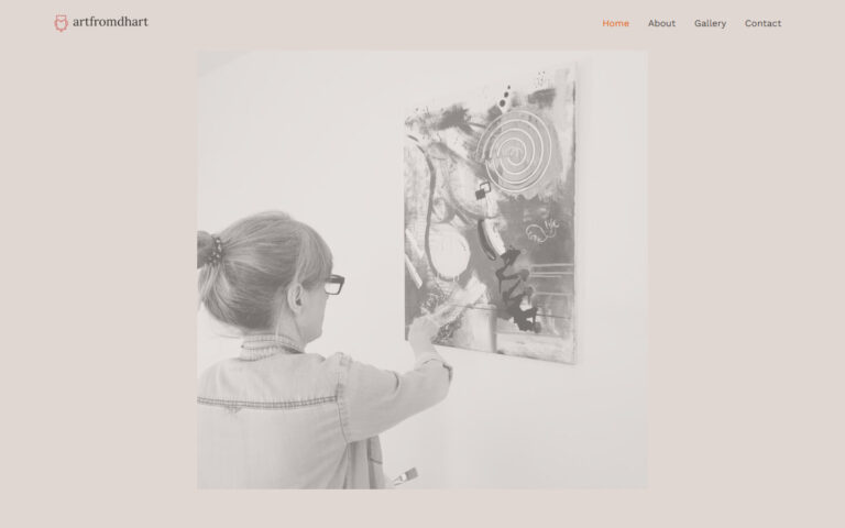 Artfromdhart website