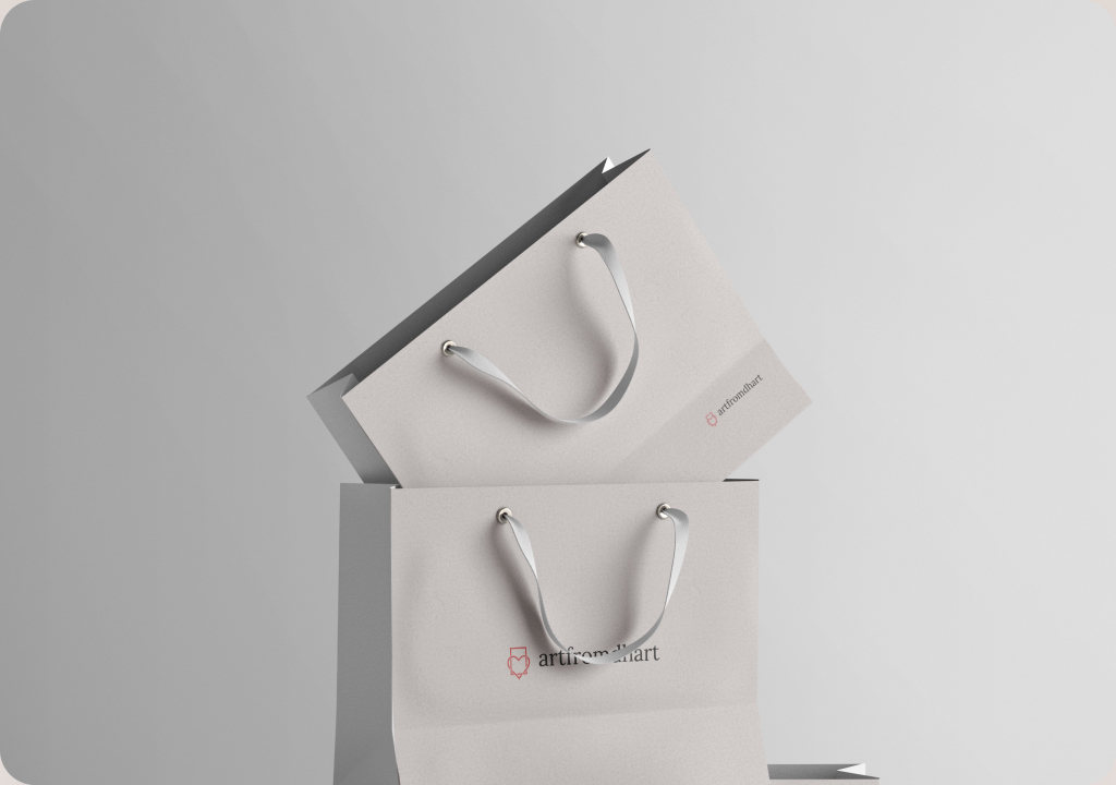 Artfromdhart shopping bags
