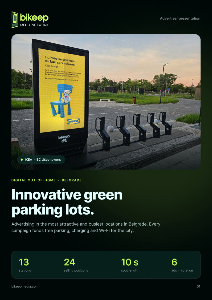 Deck cover: Innovative green parking lots