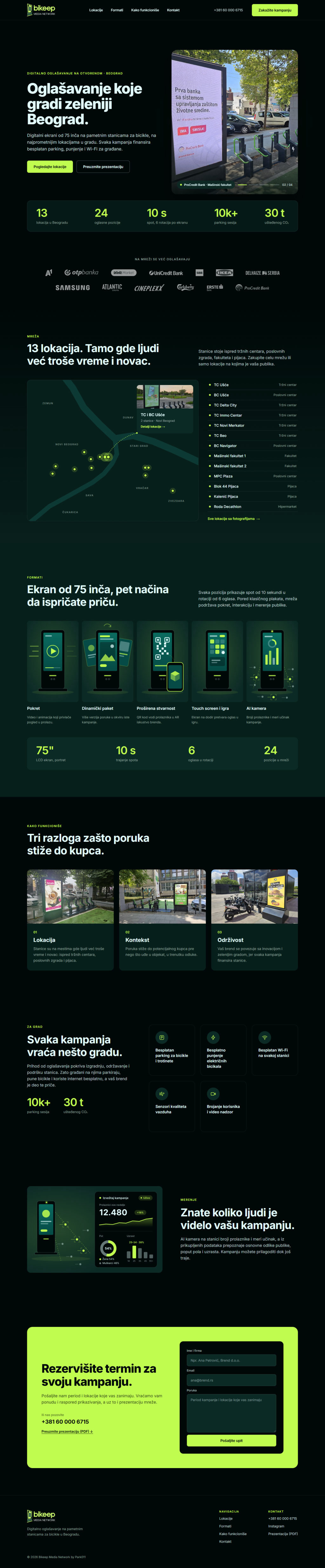 bikeepmedia.com home page, full length