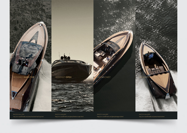 Art of Kinetik, brand book for bespoke yachts