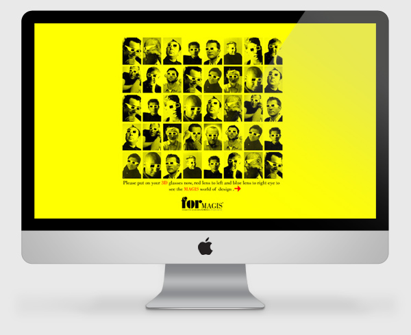 Magis, 3D concept website for an Italian furniture company