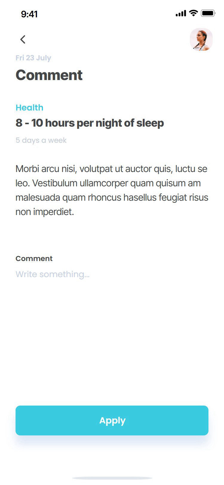 Mental Mastery app: comment