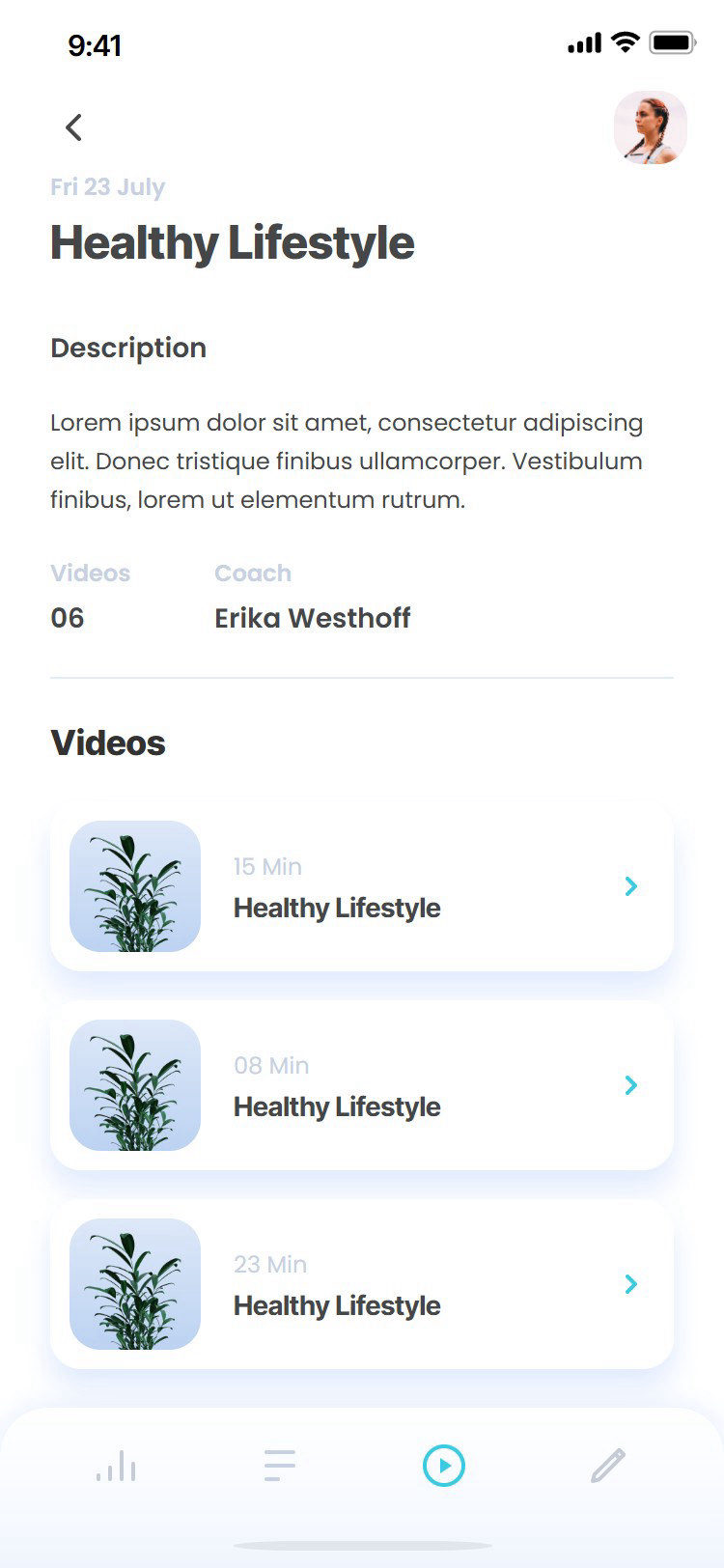 Mental Mastery app: course