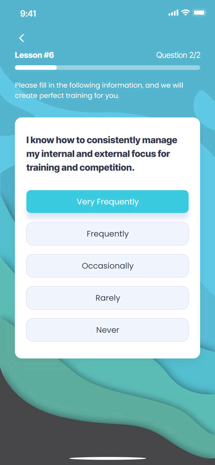 Mental Mastery app: focus
