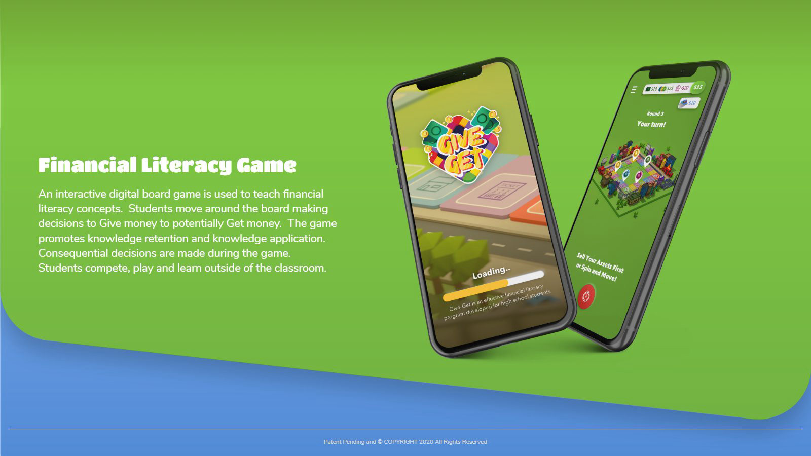 Program deck: financial literacy game