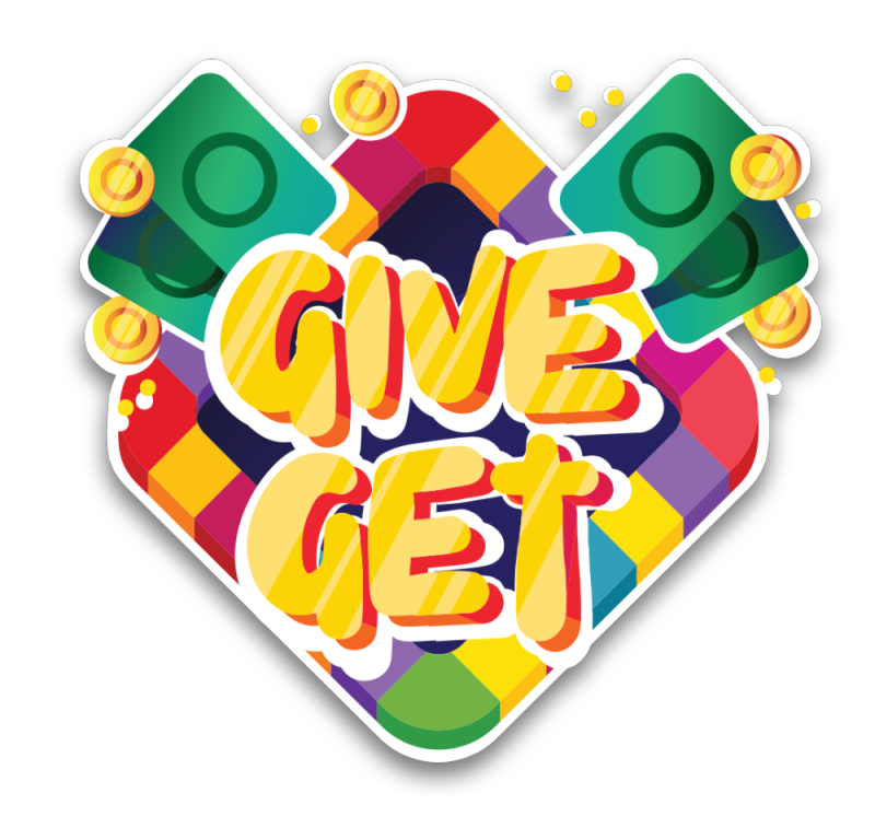 Give Get game logo