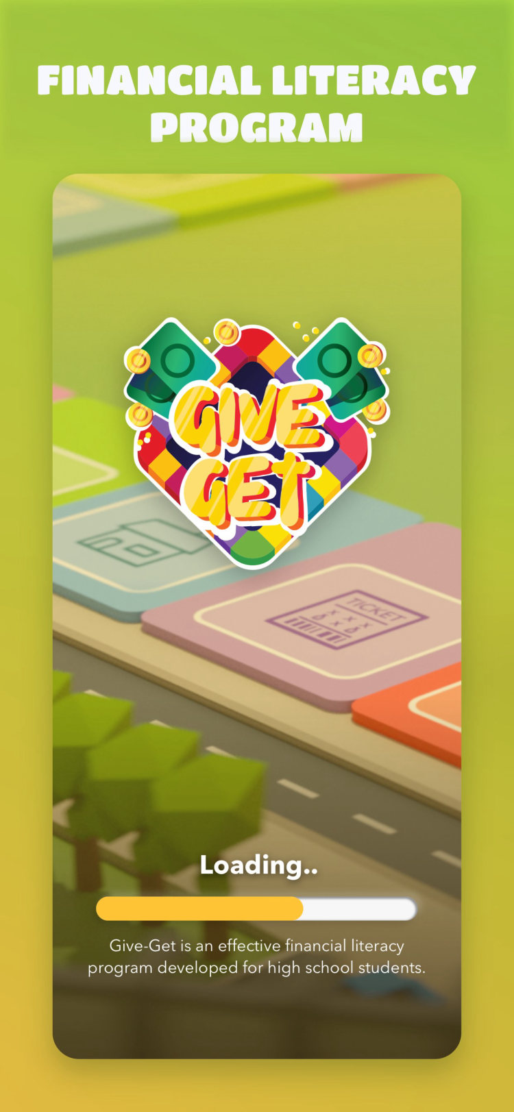 Store screenshot: financial literacy program