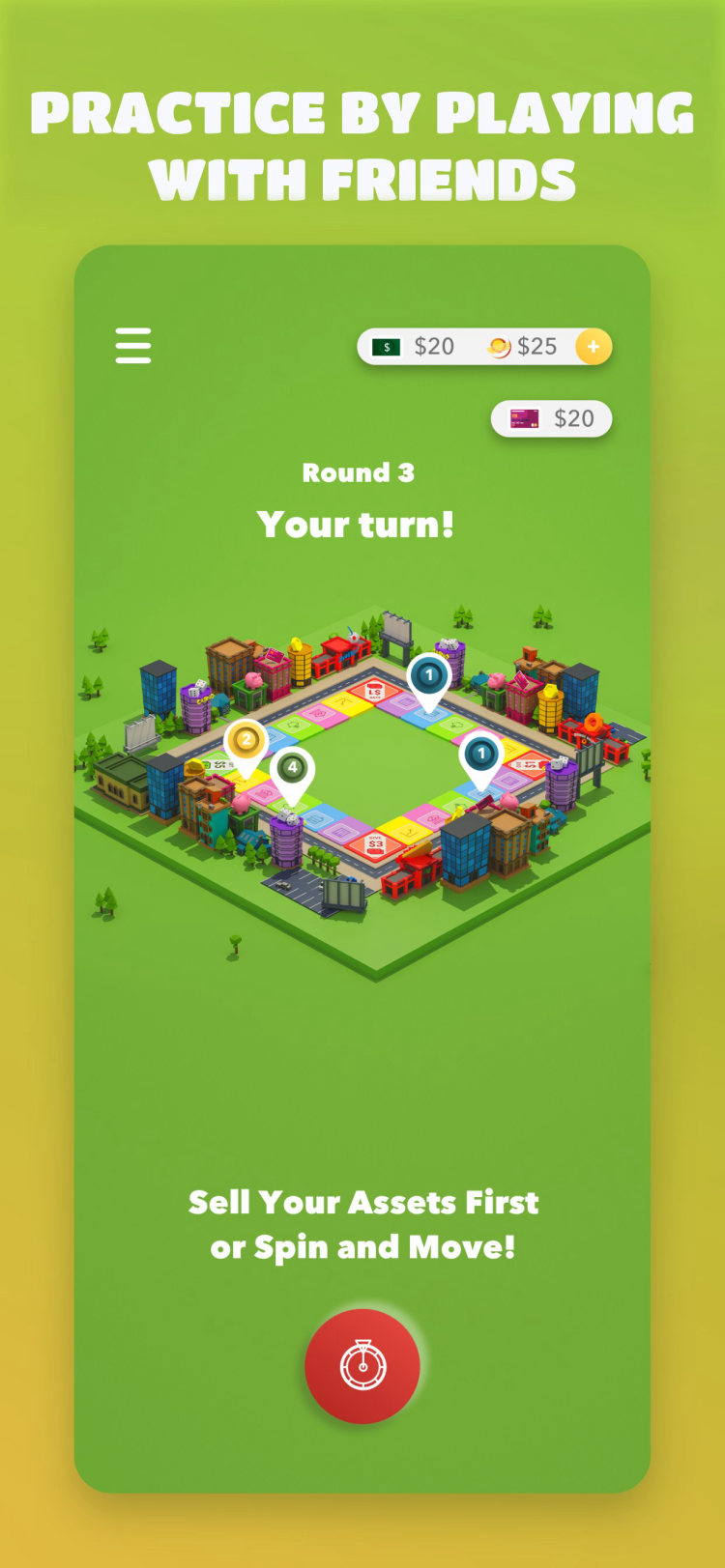 Store screenshot: practice with friends