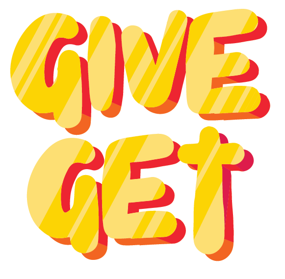 Give Get web logo, the wordmark alone
