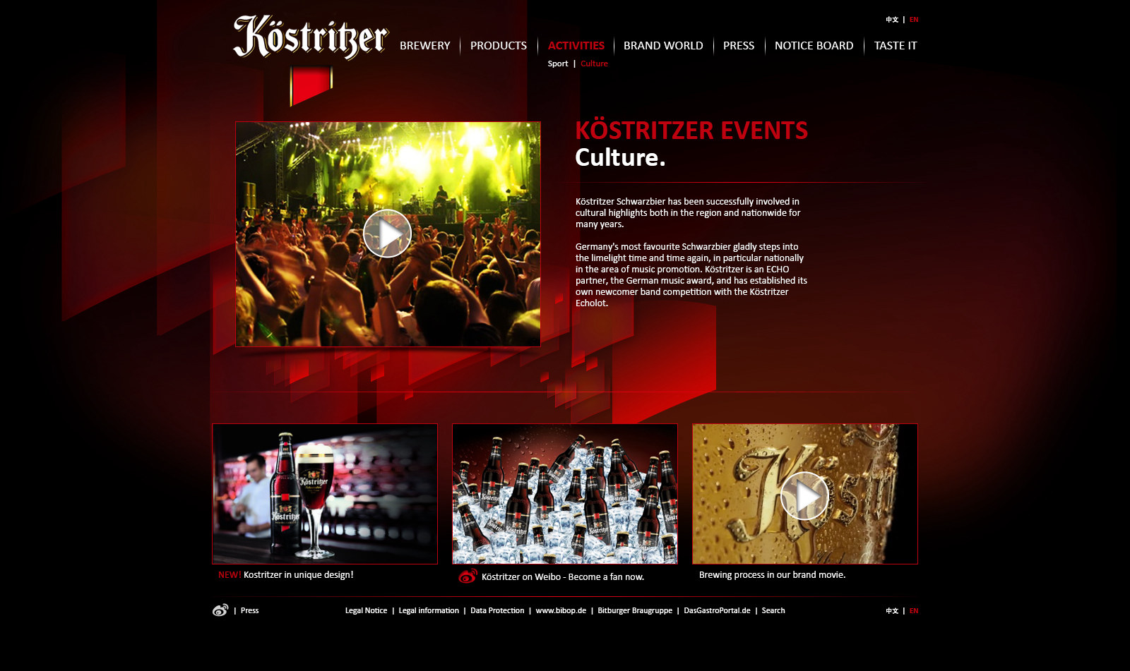 Activities, culture page