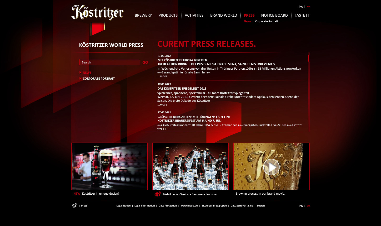 Press, current press releases