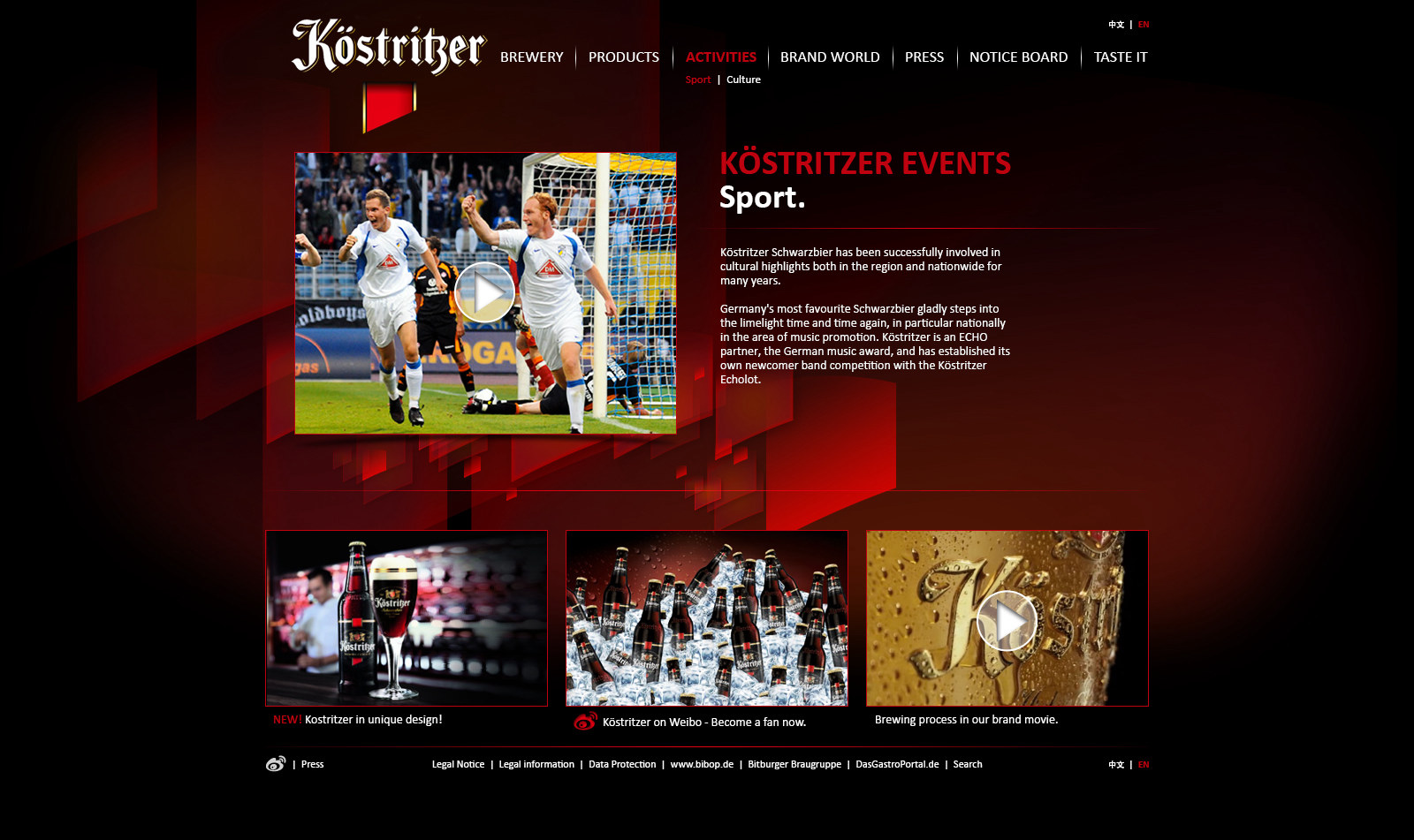 Activities, sport page