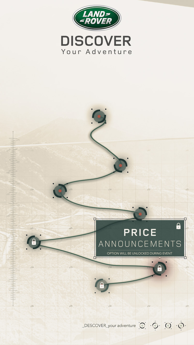 Route map, price announcements selected