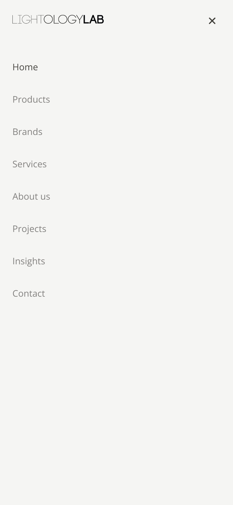Open navigation menu on a phone