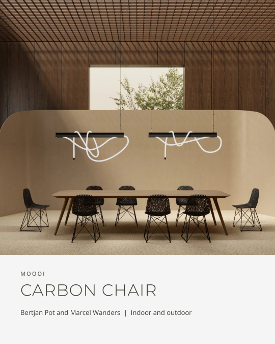 Product slide: Carbon Chair by Moooi