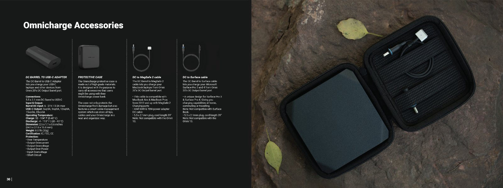 Catalog 2018, accessories spread