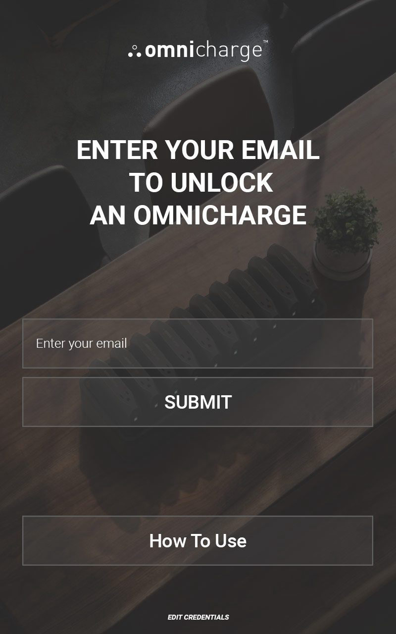 Kiosk app: Sign in