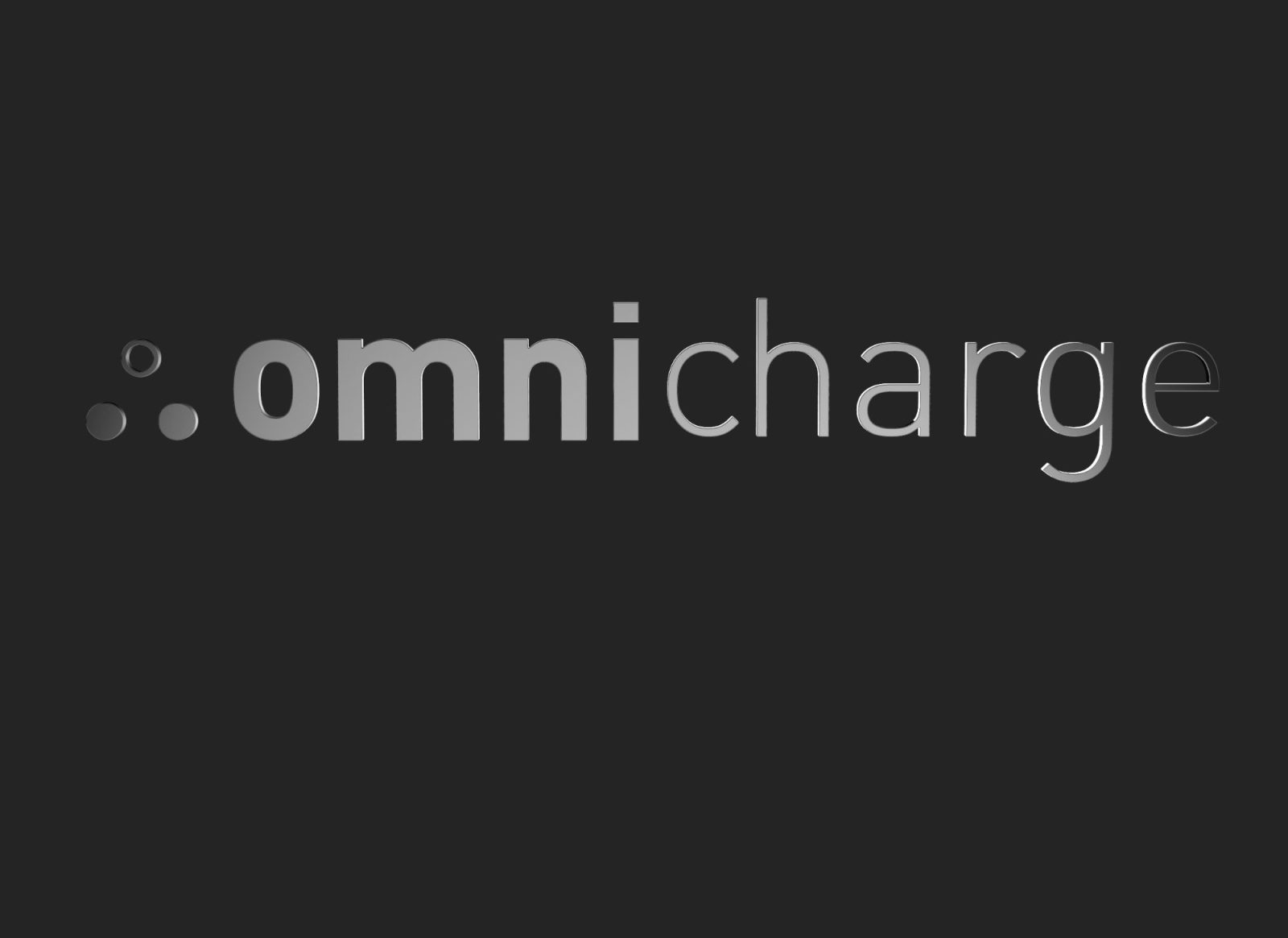 Omnicharge logo rendered in 3D