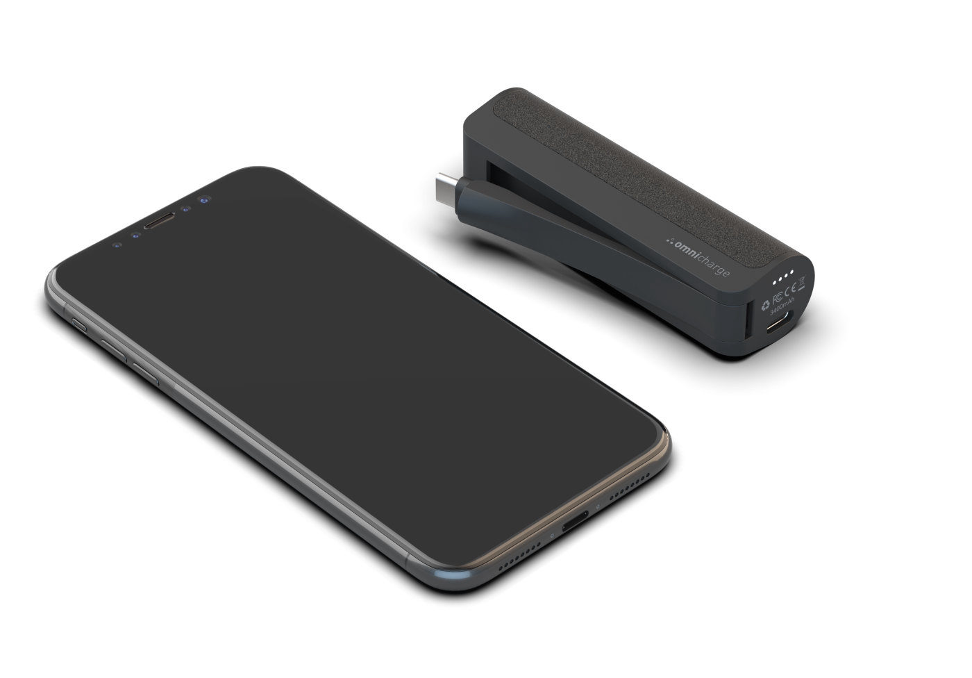 Omni Mobile 3,200 next to a phone