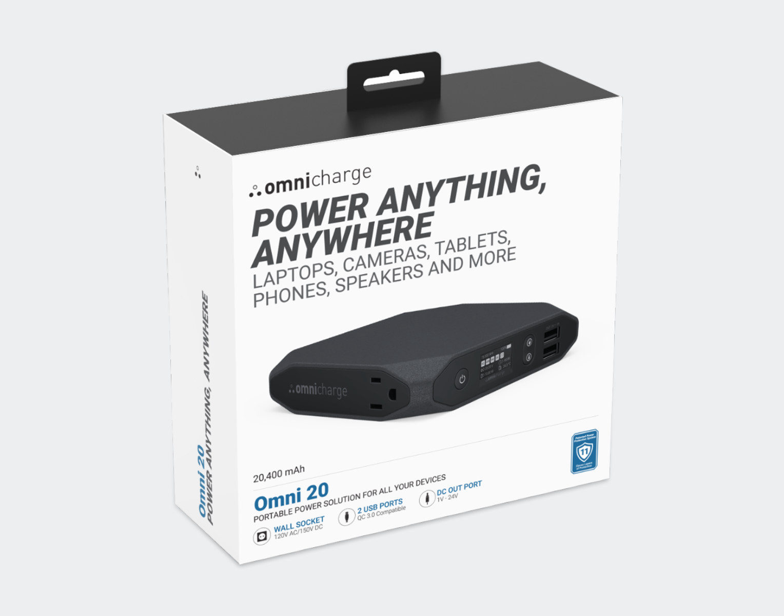 Retail packaging, front
