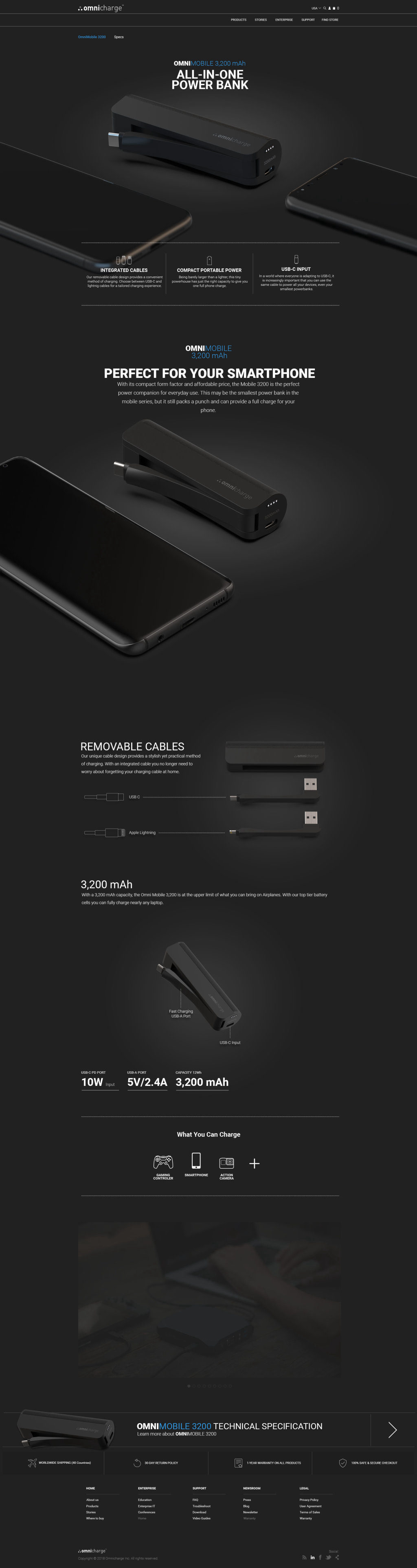 Omni Mobile 3200 product page