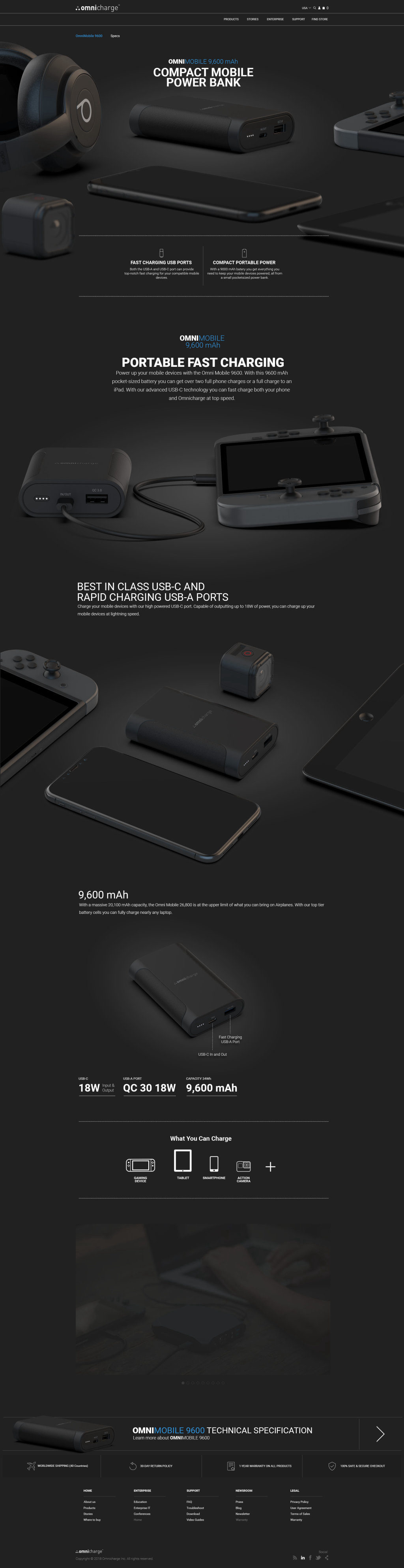 Omni Mobile 9600 product page