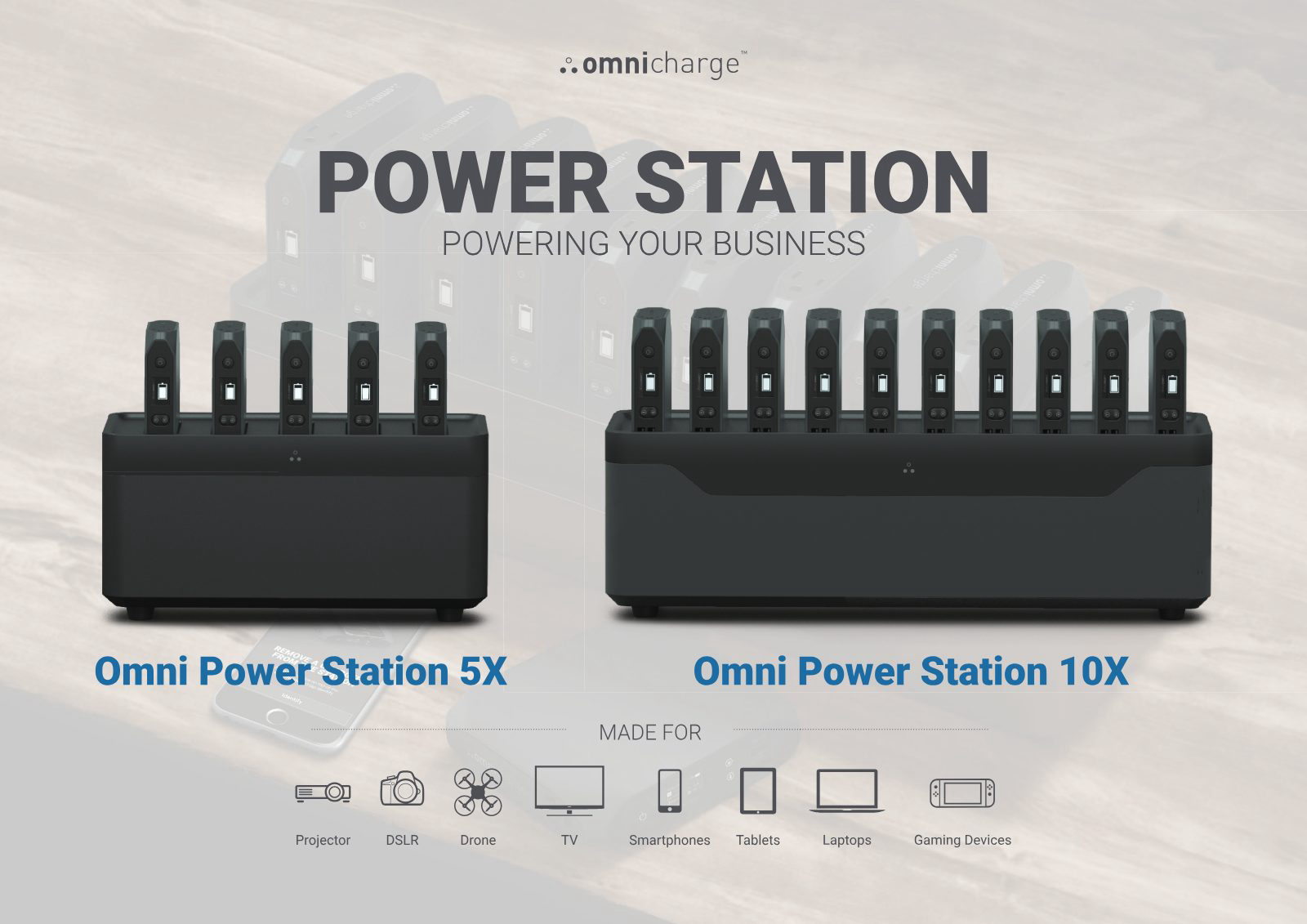 Power Station line poster