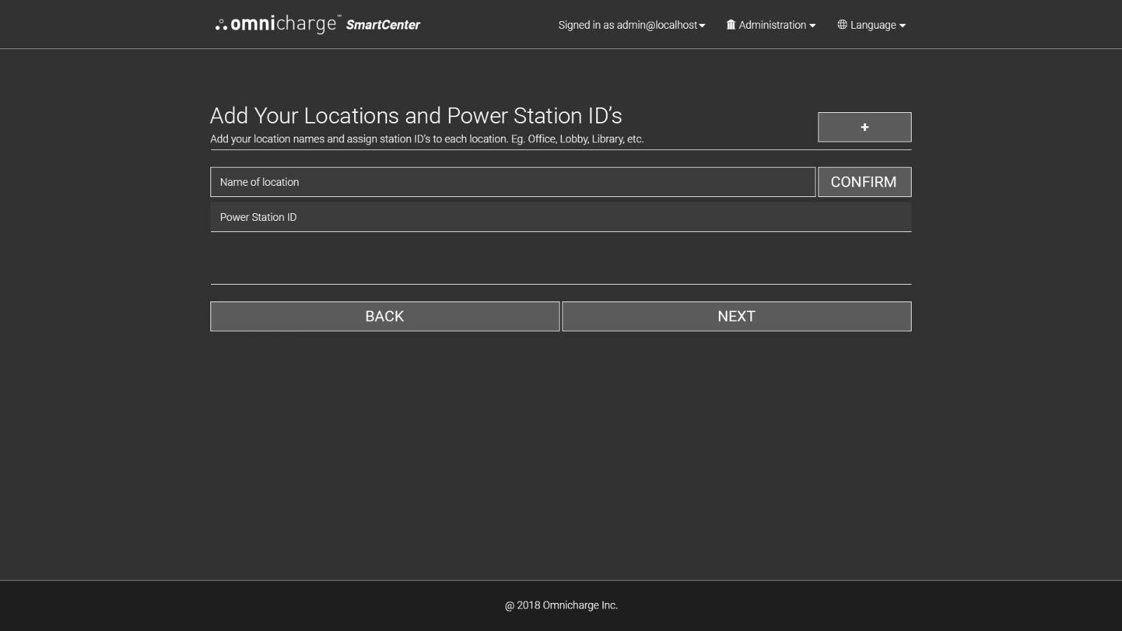 SmartCenter locations and station IDs