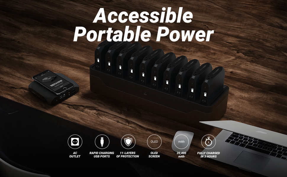 Power Station on a desk