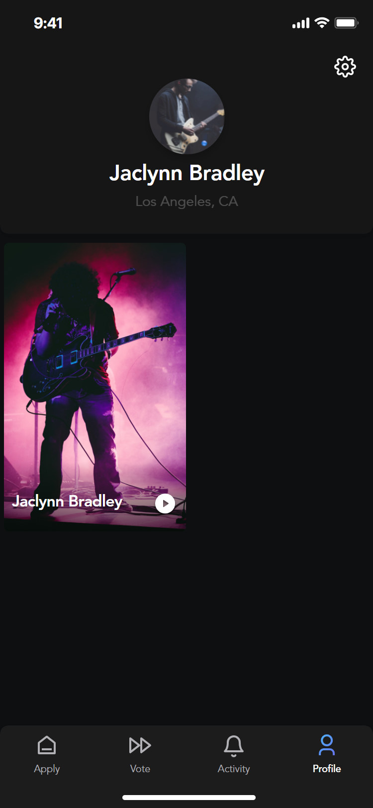 Opening Act app: added video