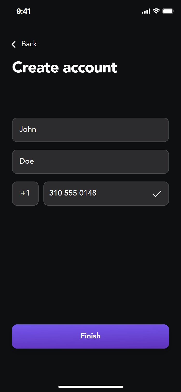 Opening Act app: finished