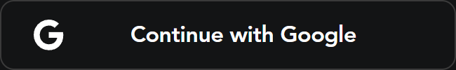 Opening Act sign in with Google button