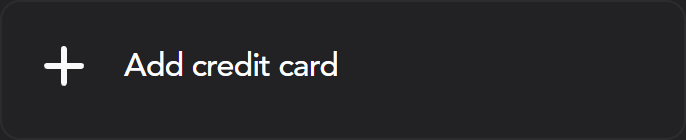 Opening Act add credit card
