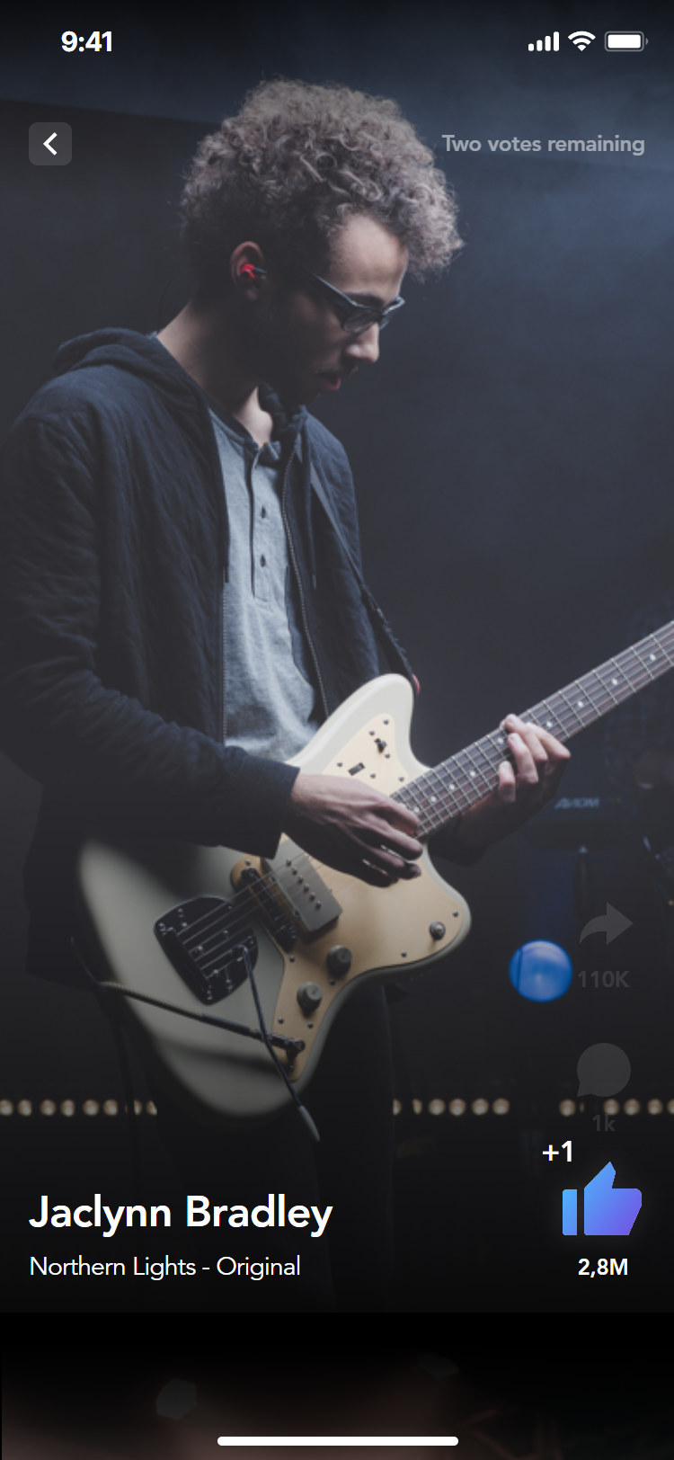Opening Act app: voted