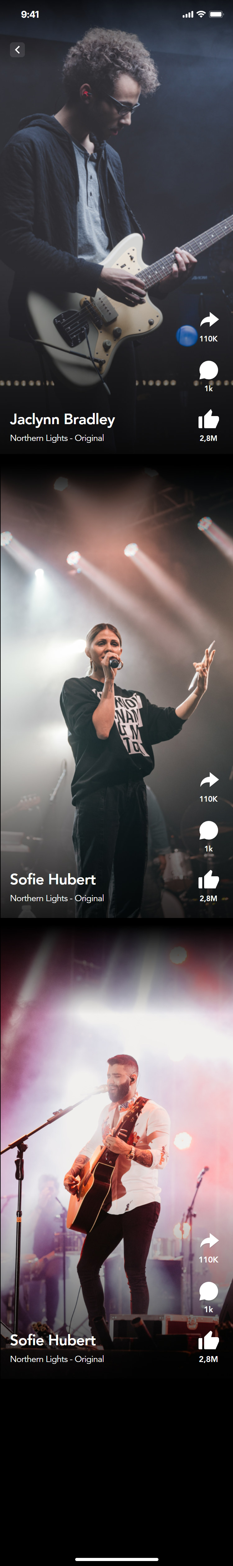 Opening Act app: video