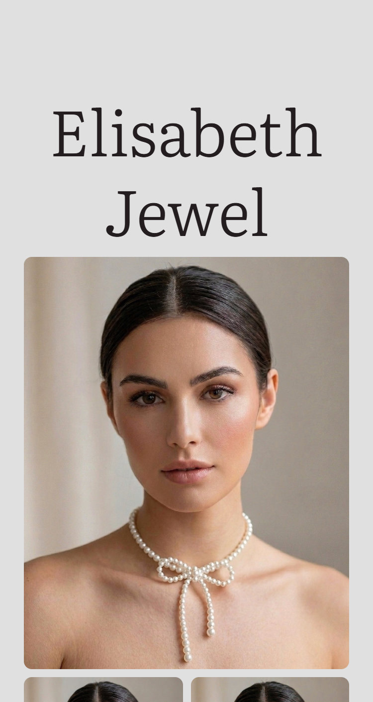 Elisabeth Jewel accessories on a phone
