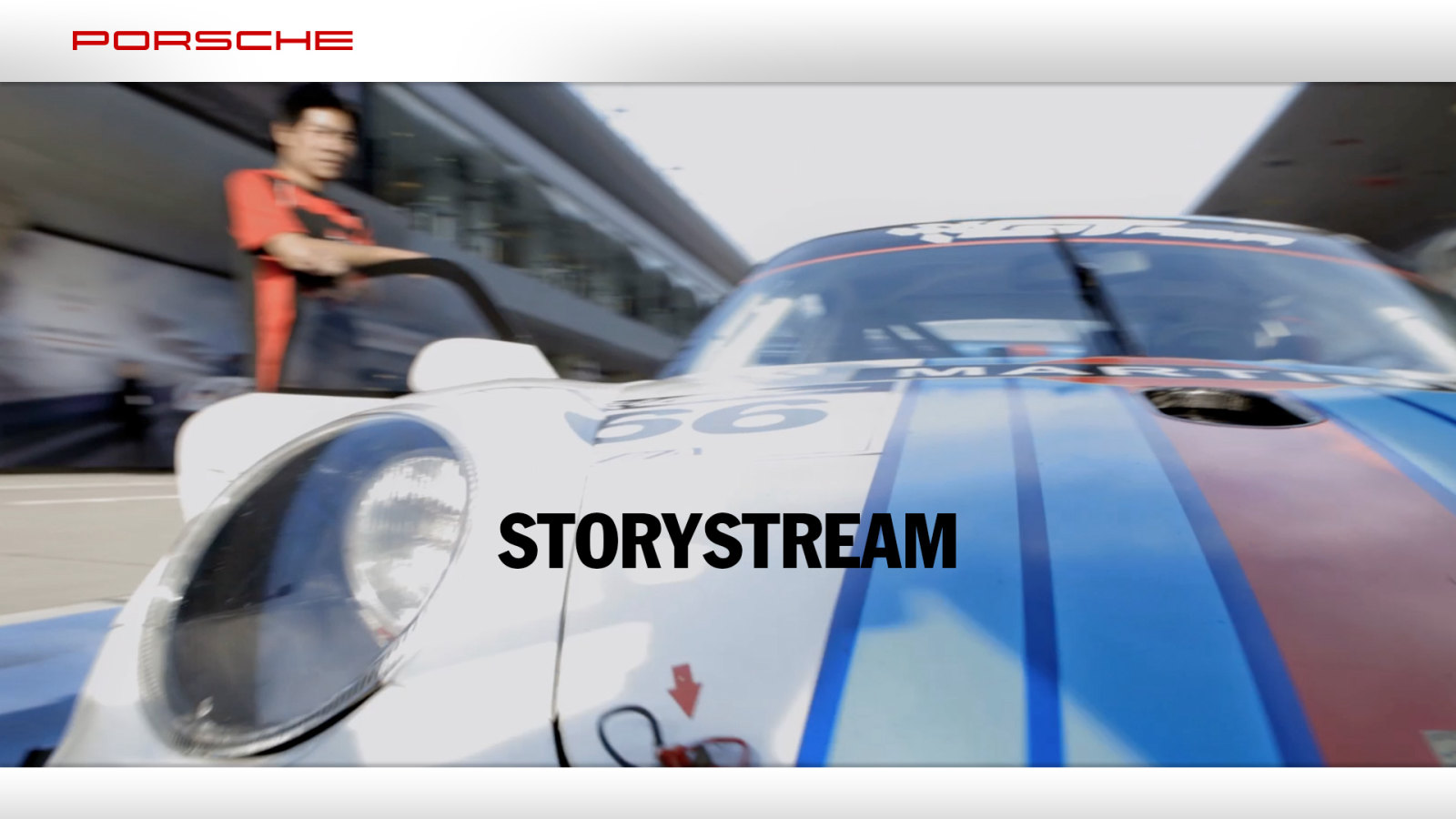 Storystream, the attract loop that plays when nobody is using the screen