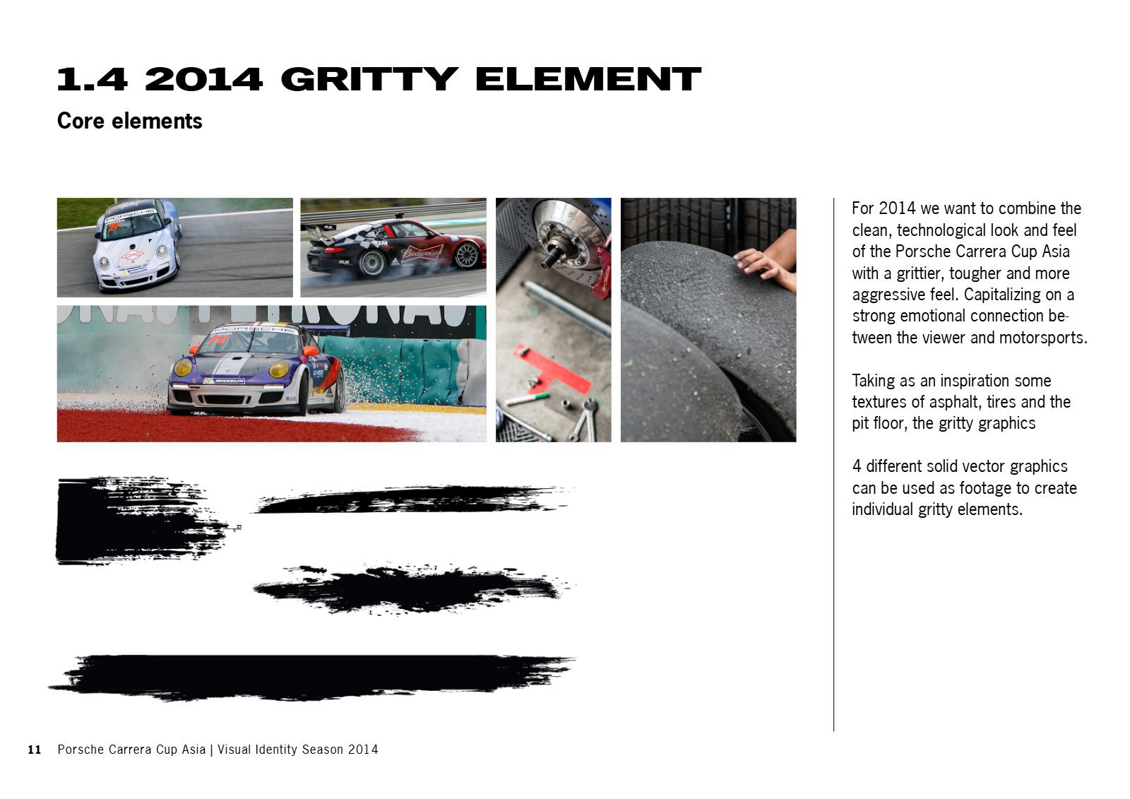 Guidelines page: the gritty element
