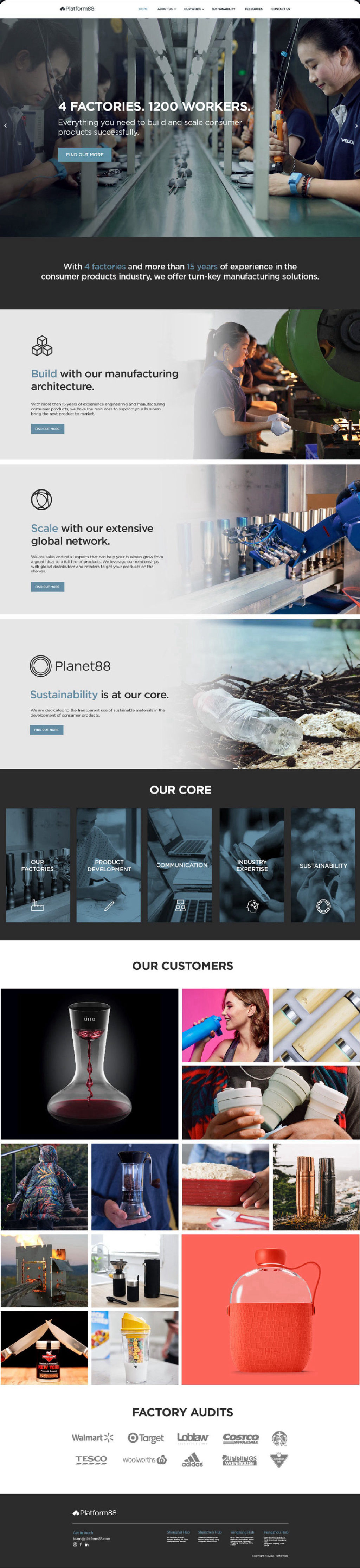 Concept, full home page, full length