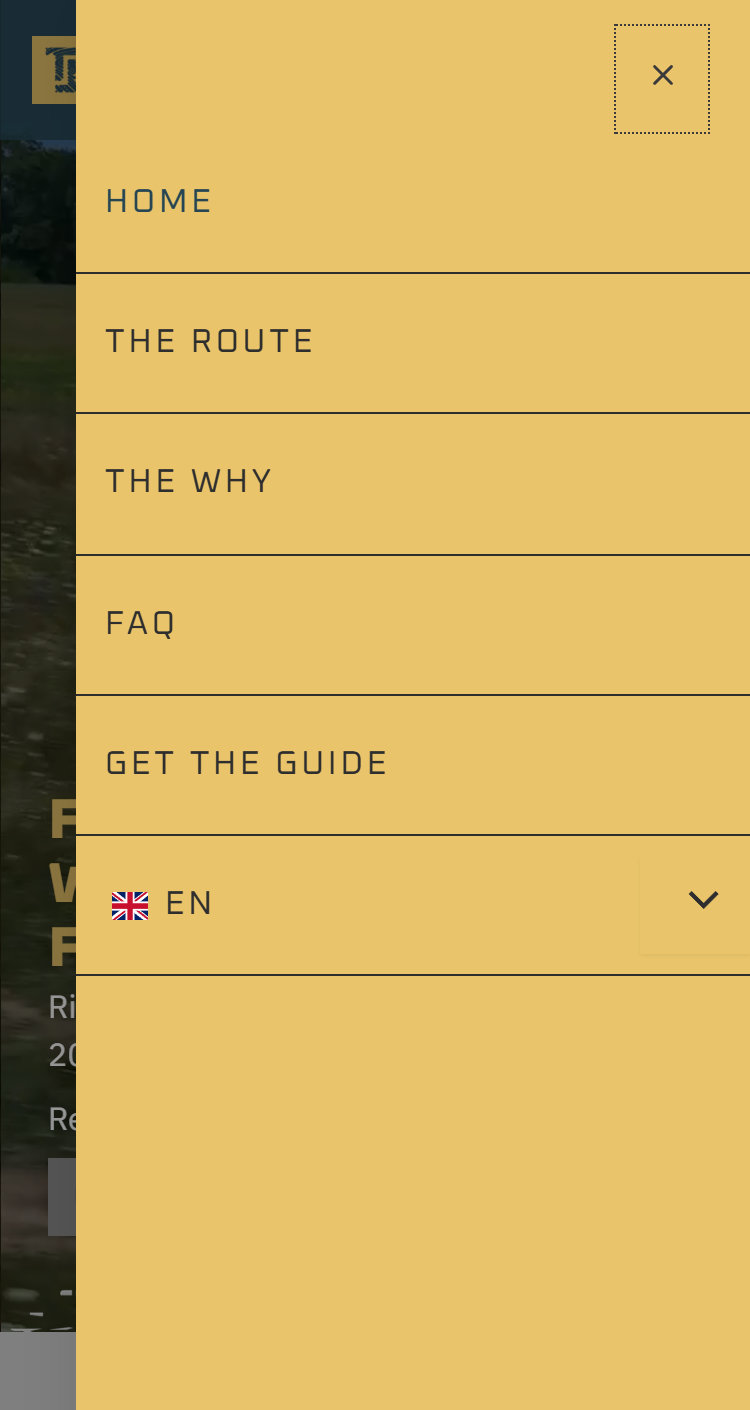 Open navigation menu on a phone