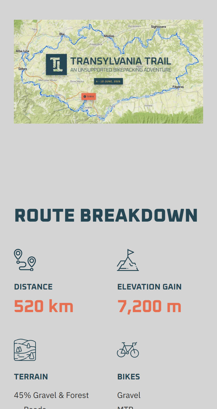 Route breakdown on a phone