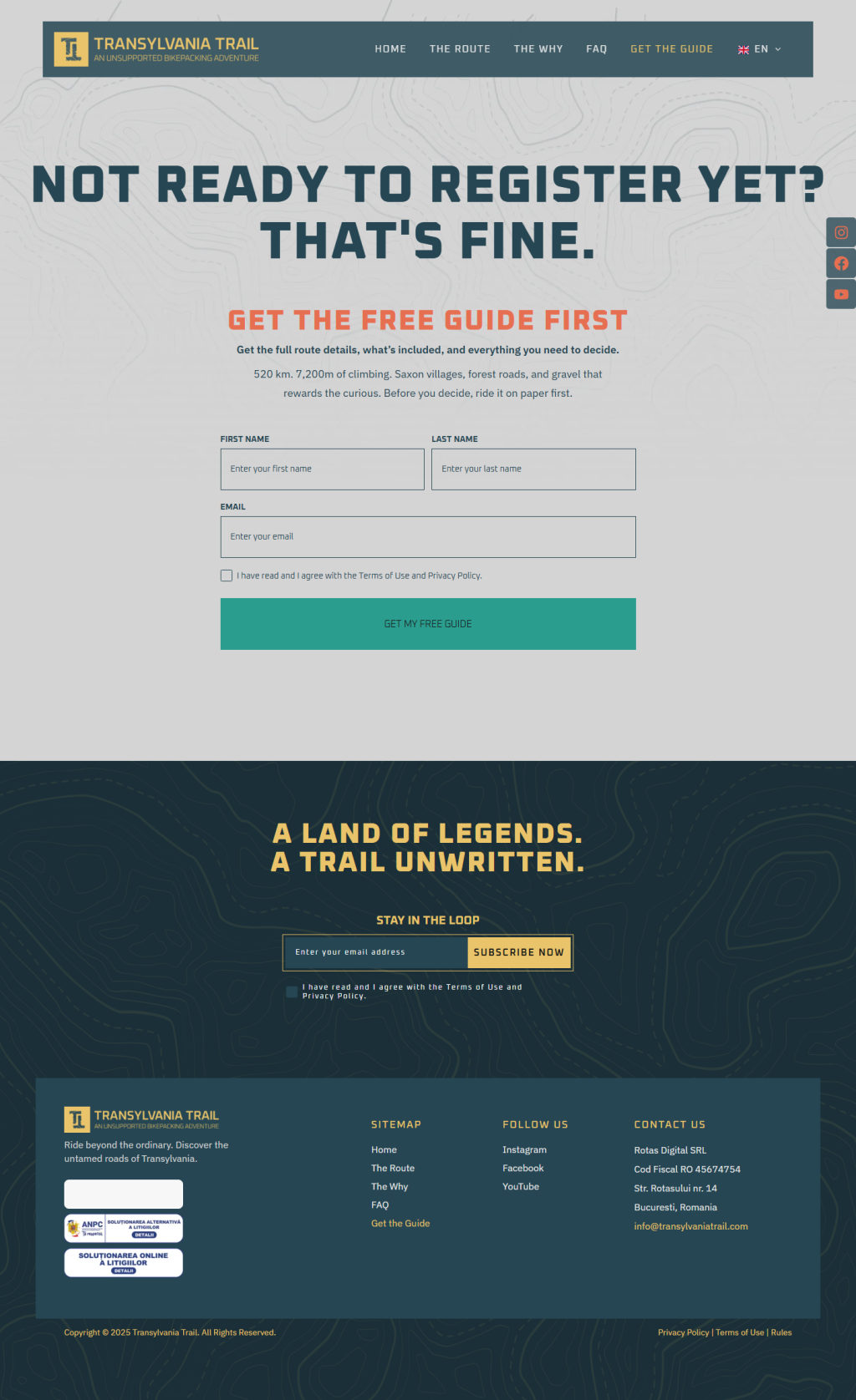 Get the Guide page, full length