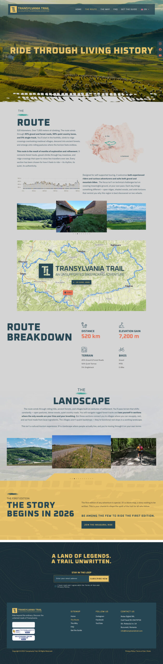 The Route page, full length