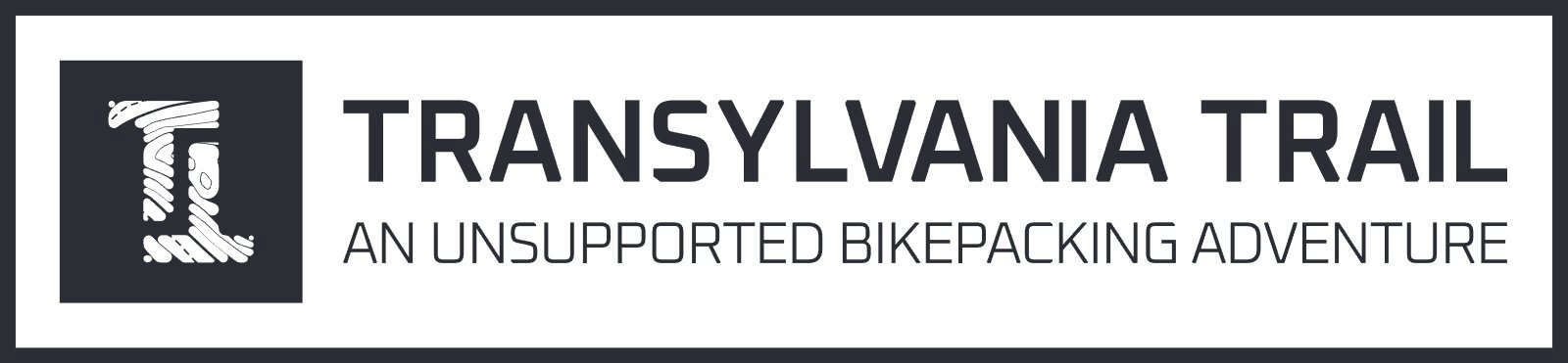 Frame sticker with the horizontal logo
